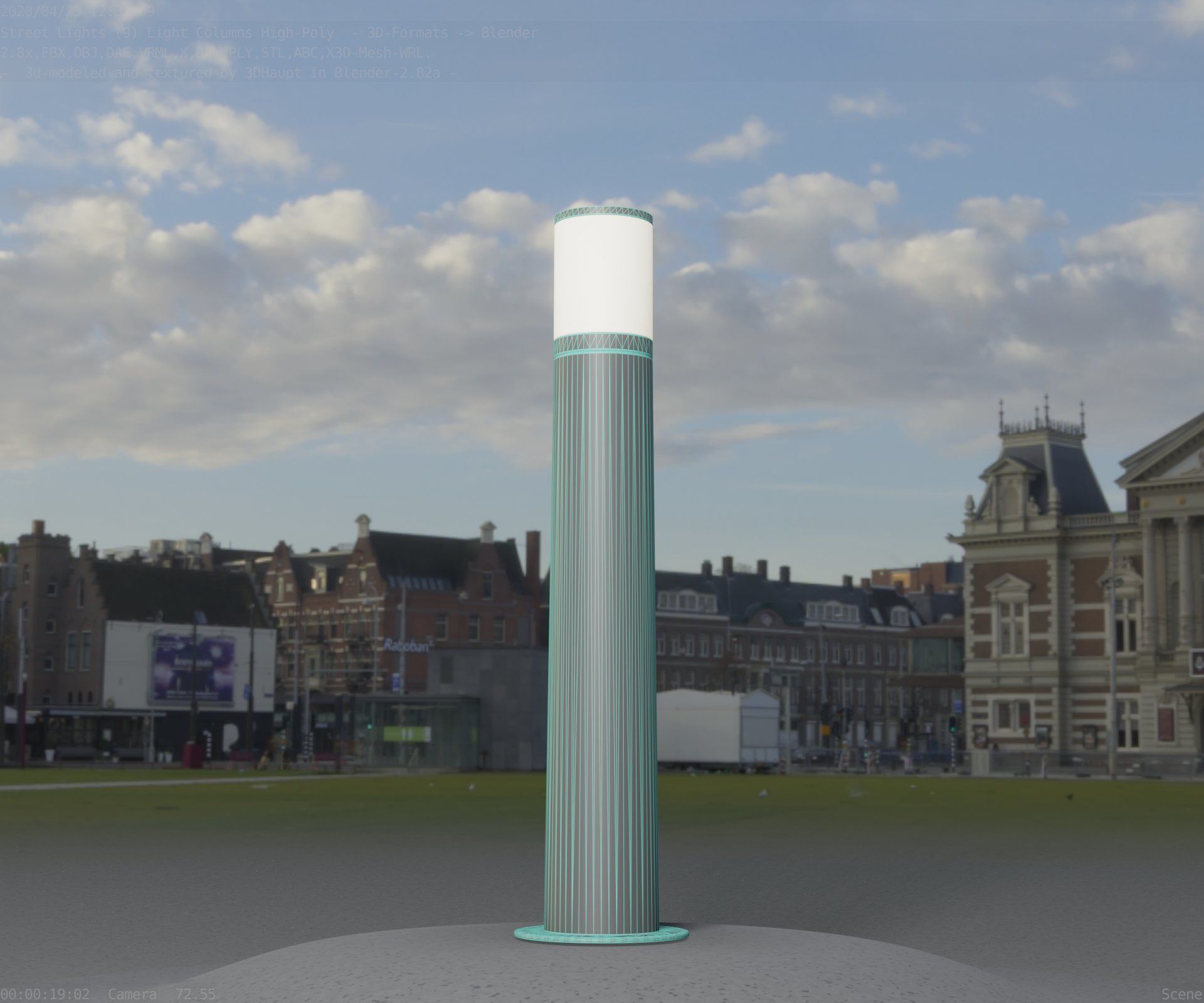 Light Column -5- Street Light -9- 3D model_9