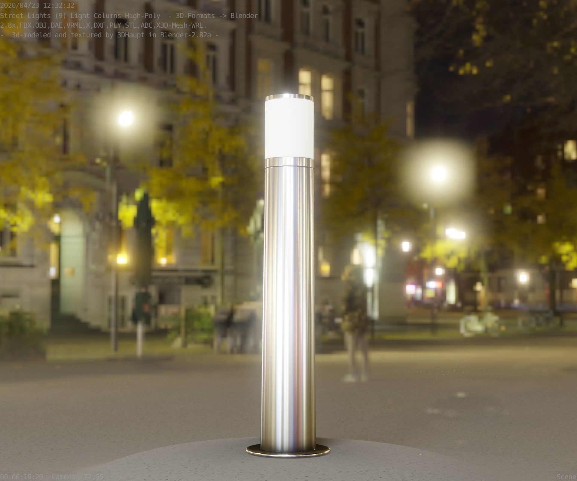 Light Column -5- Street Light -9- 3D model_3