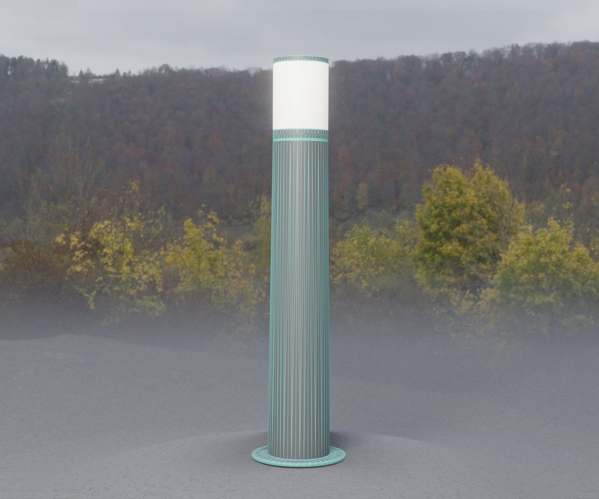Light Column -5- Street Light -9- 3D model_86