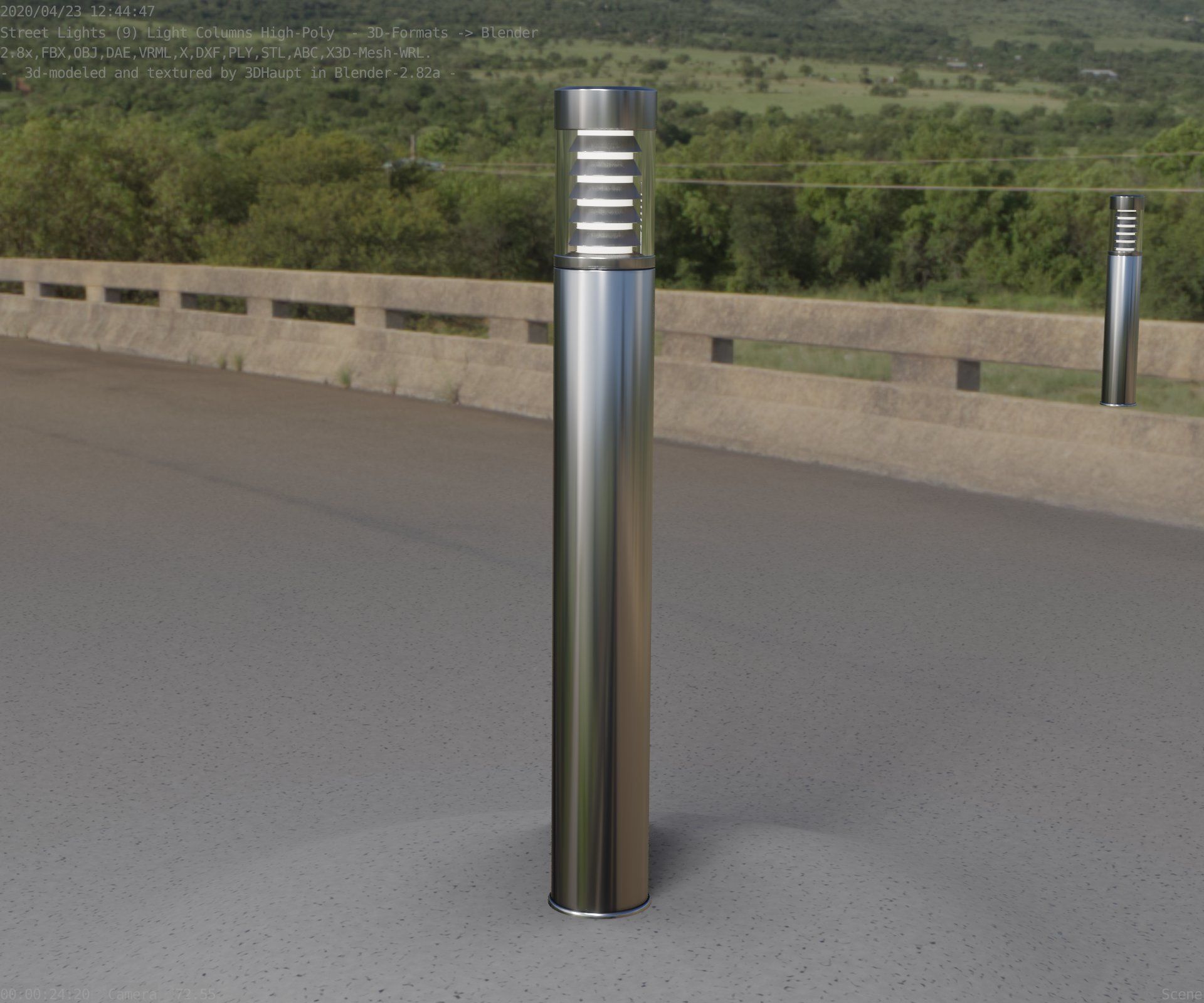 Light Column -6- Street Light -9- 3D model_96