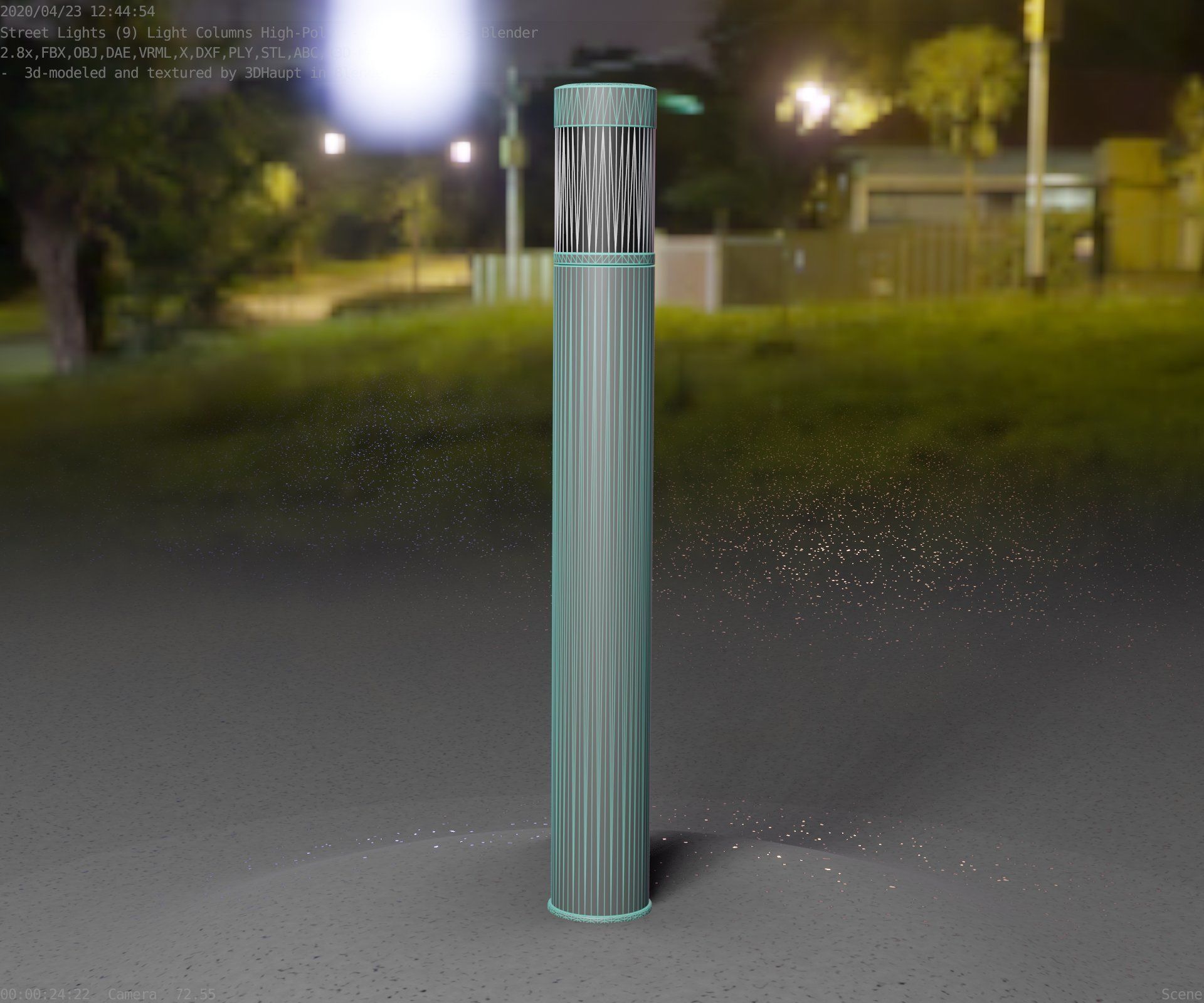 Light Column -6- Street Light -9- 3D model_98