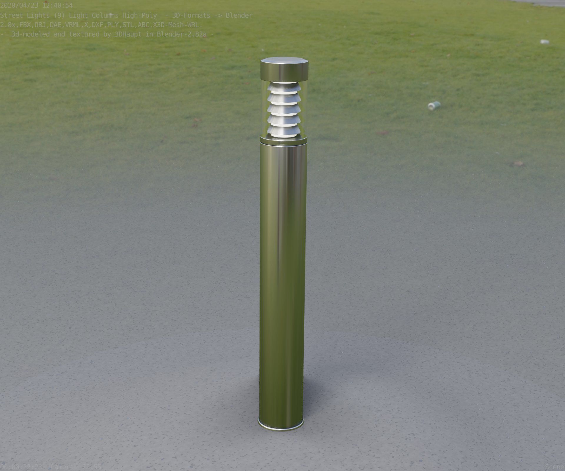 Light Column -6- Street Light -9- 3D model_51