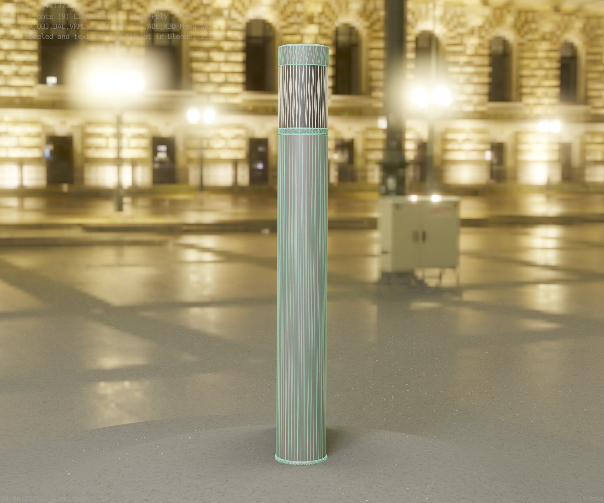 Light Column -6- Street Light -9- 3D model_18
