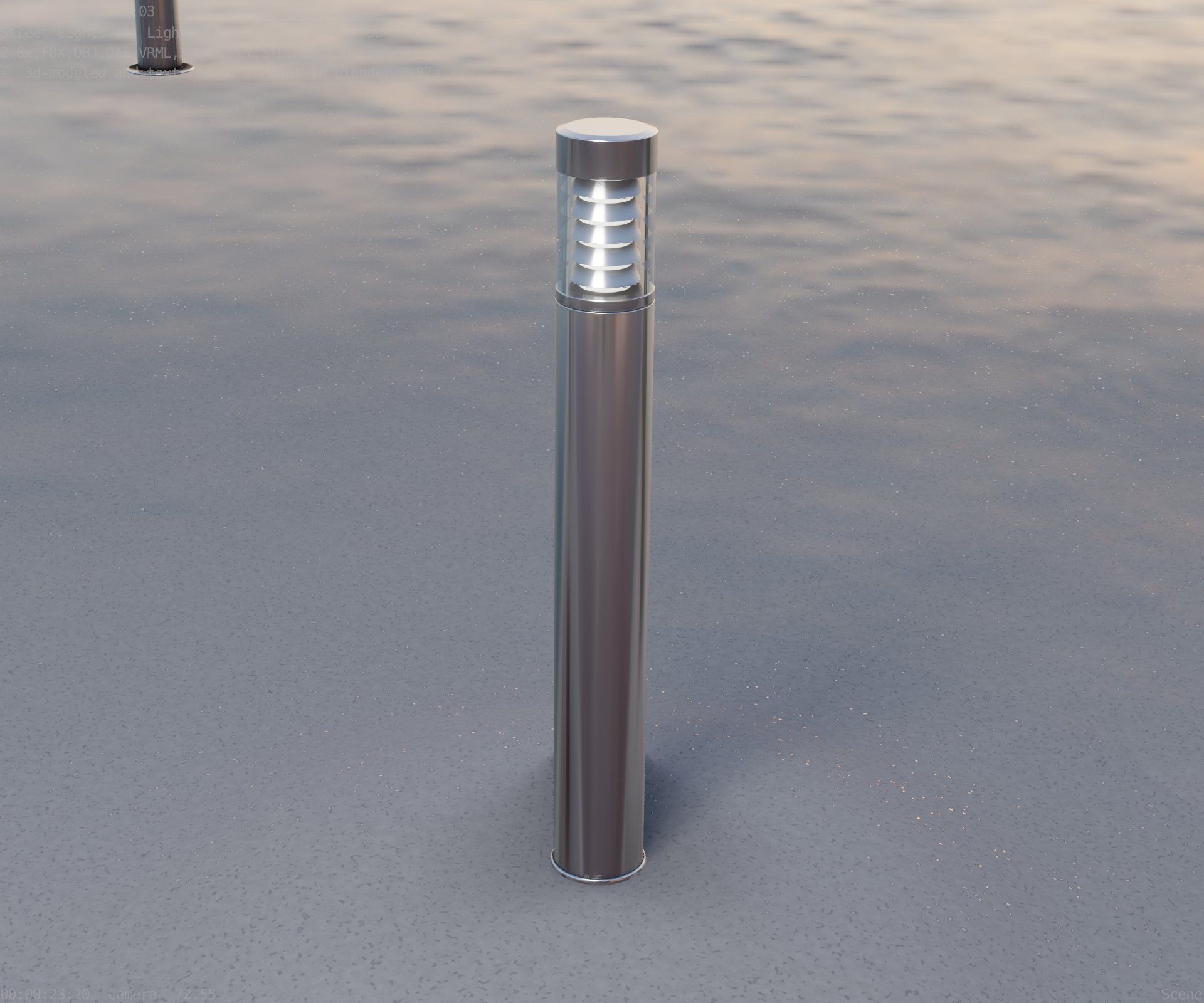 Light Column -6- Street Light -9- 3D model_72