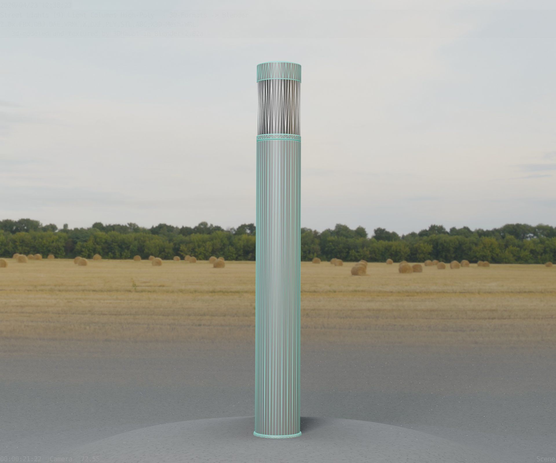 Light Column -6- Street Light -9- 3D model_38