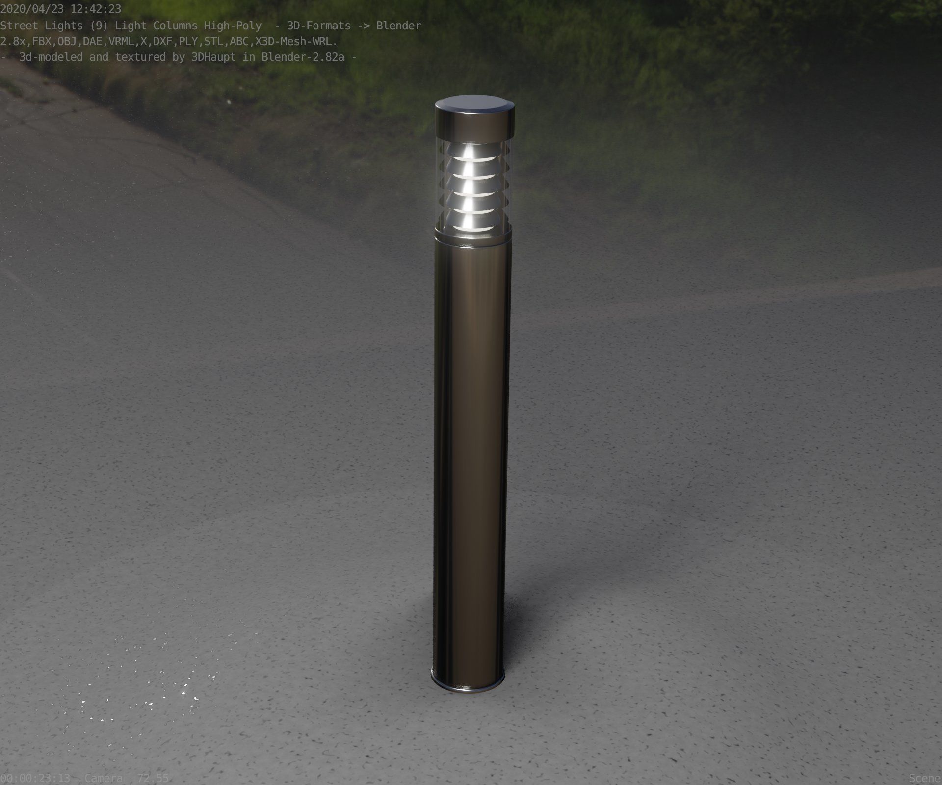 Light Column -6- Street Light -9- 3D model_65