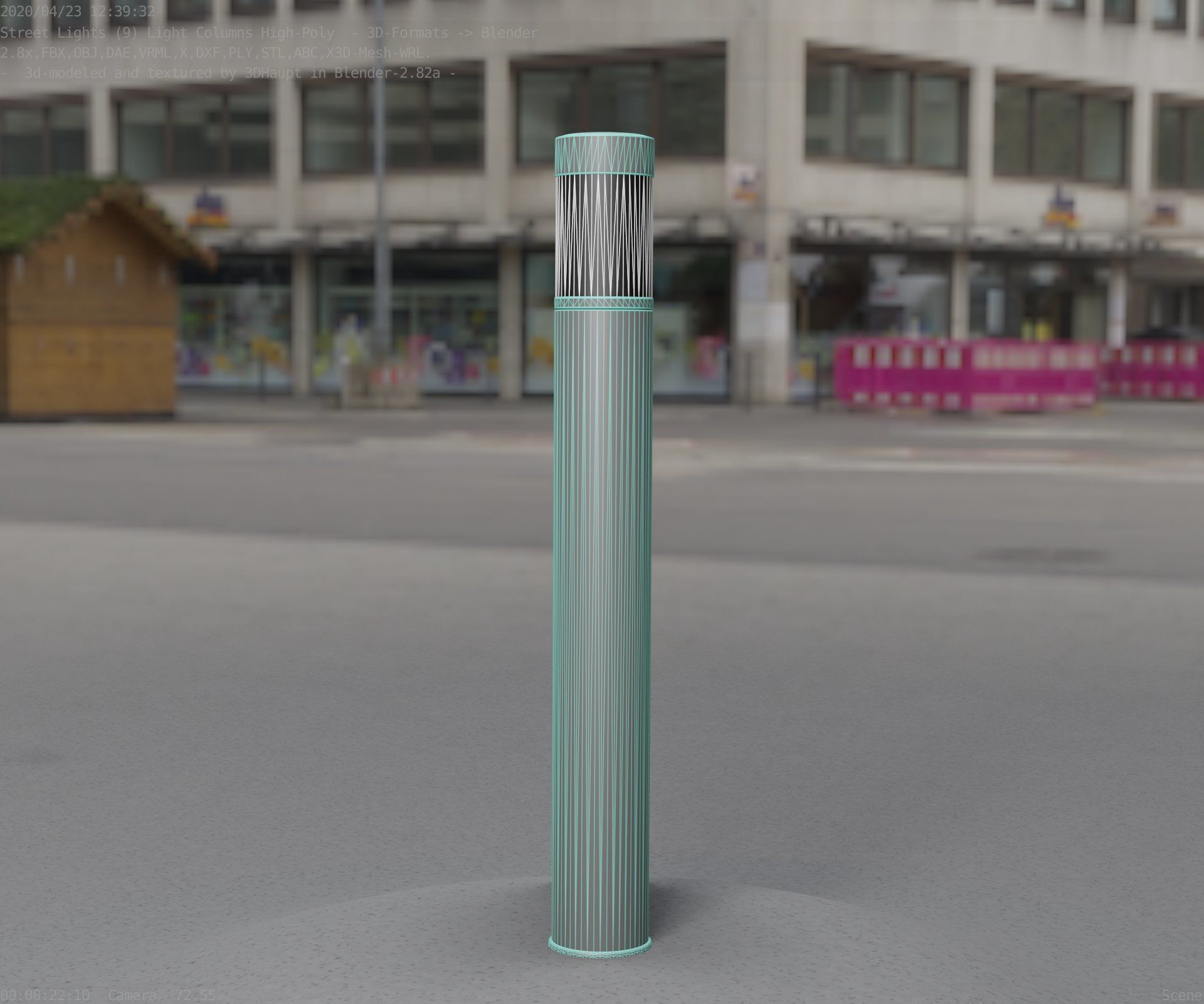 Light Column -6- Street Light -9- 3D model_2