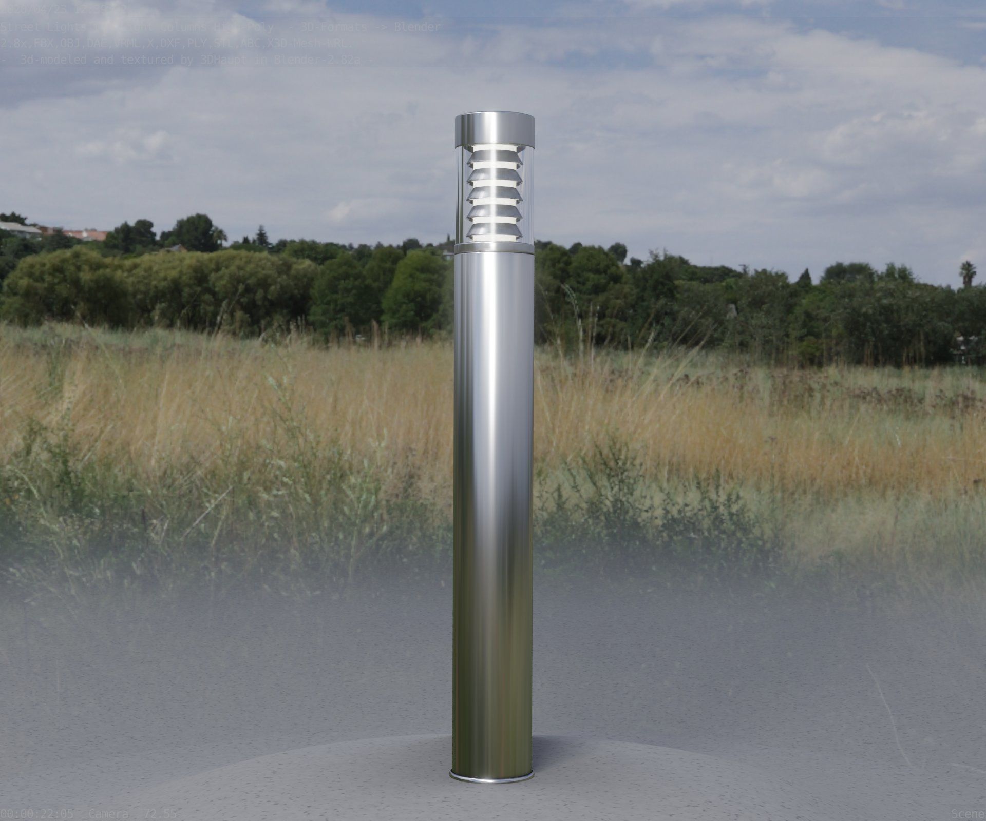 Light Column -6- Street Light -9- 3D model_45