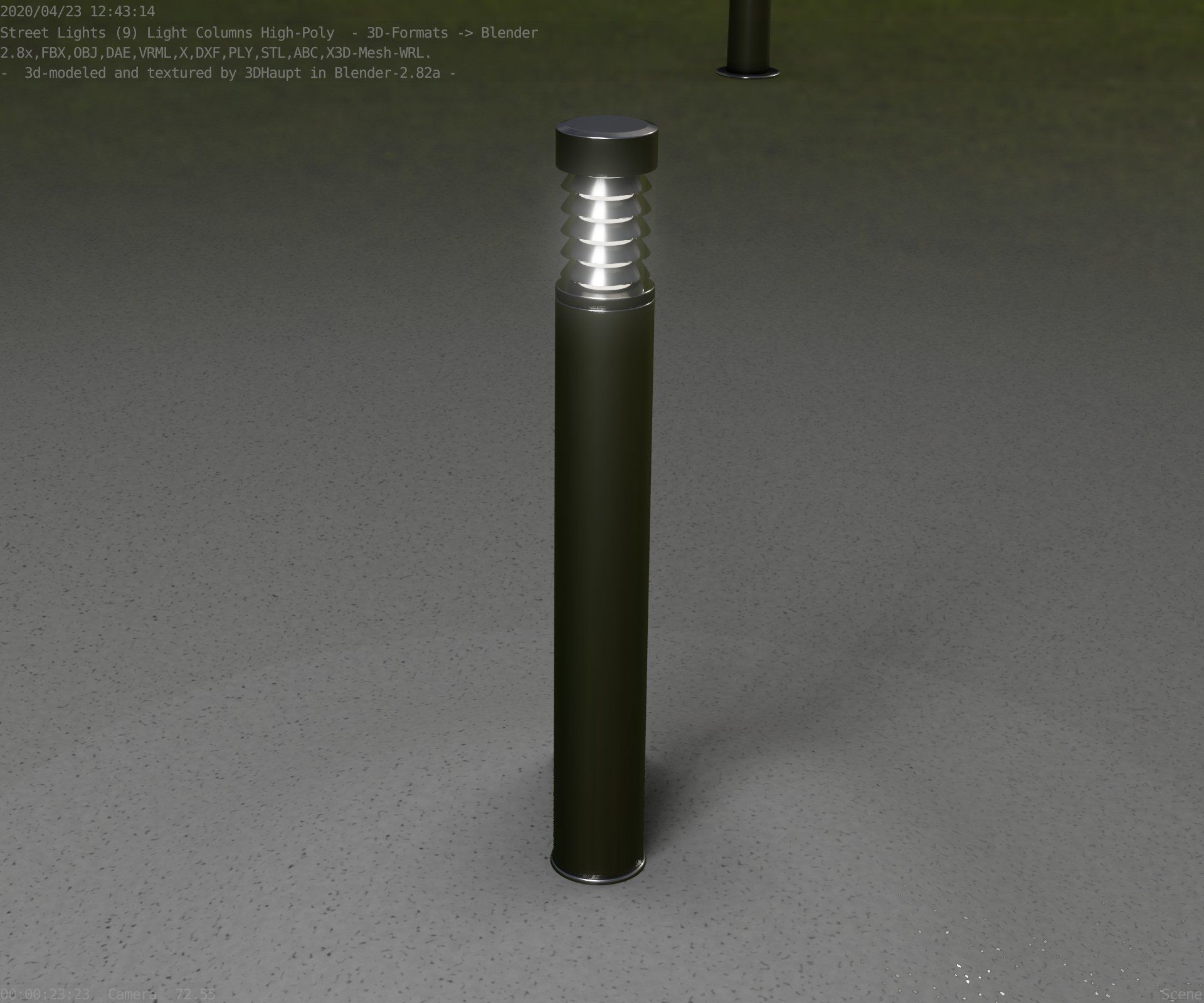 Light Column -6- Street Light -9- 3D model_75