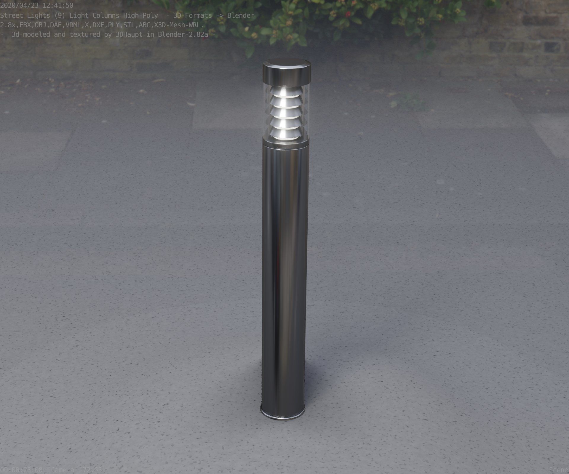 Light Column -6- Street Light -9- 3D model_60