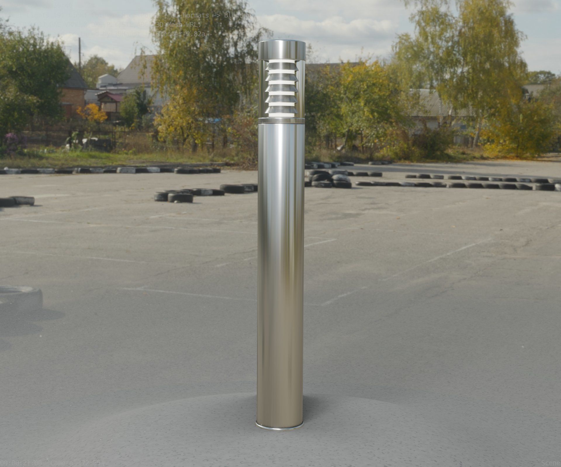 Light Column -6- Street Light -9- 3D model_16