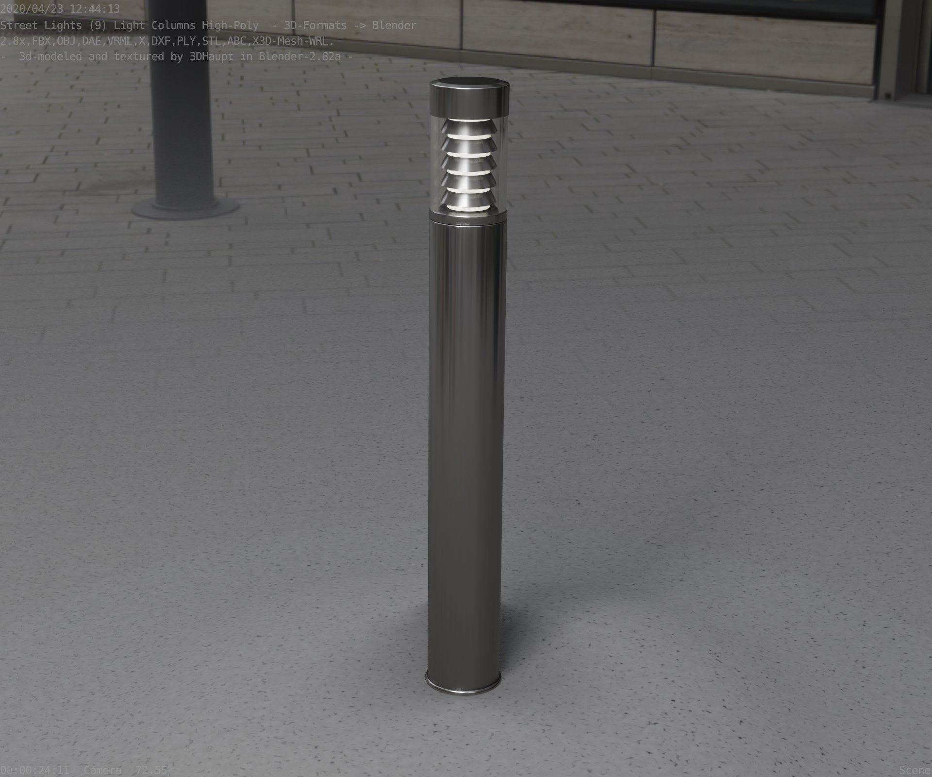 Light Column -6- Street Light -9- 3D model_87