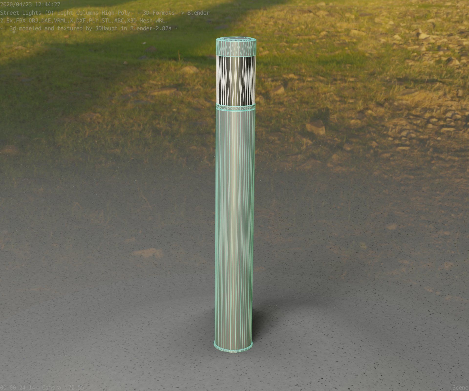 Light Column -6- Street Light -9- 3D model_90