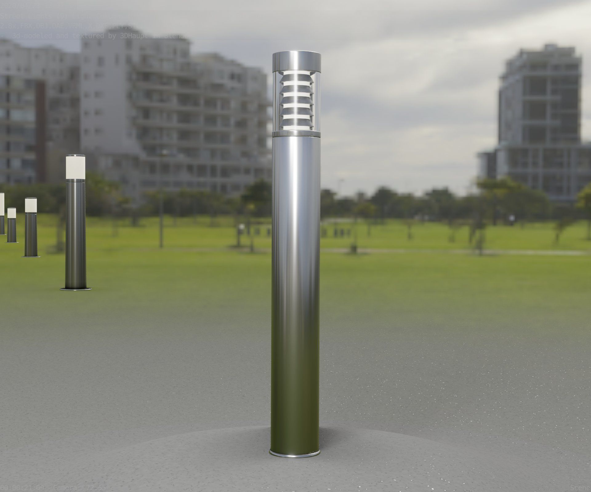 Light Column -6- Street Light -9- 3D model_25