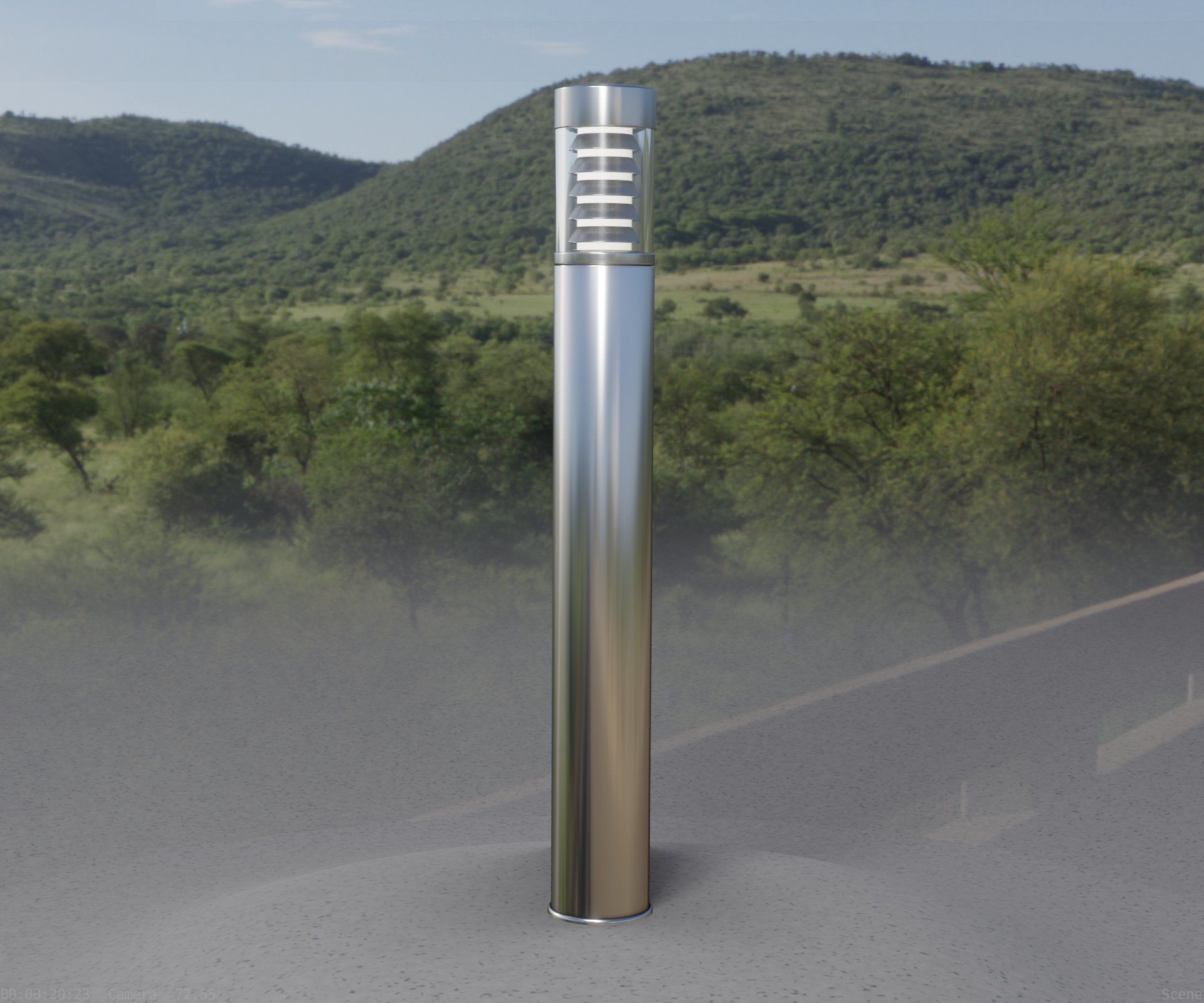 Light Column -6- Street Light -9- 3D model_15