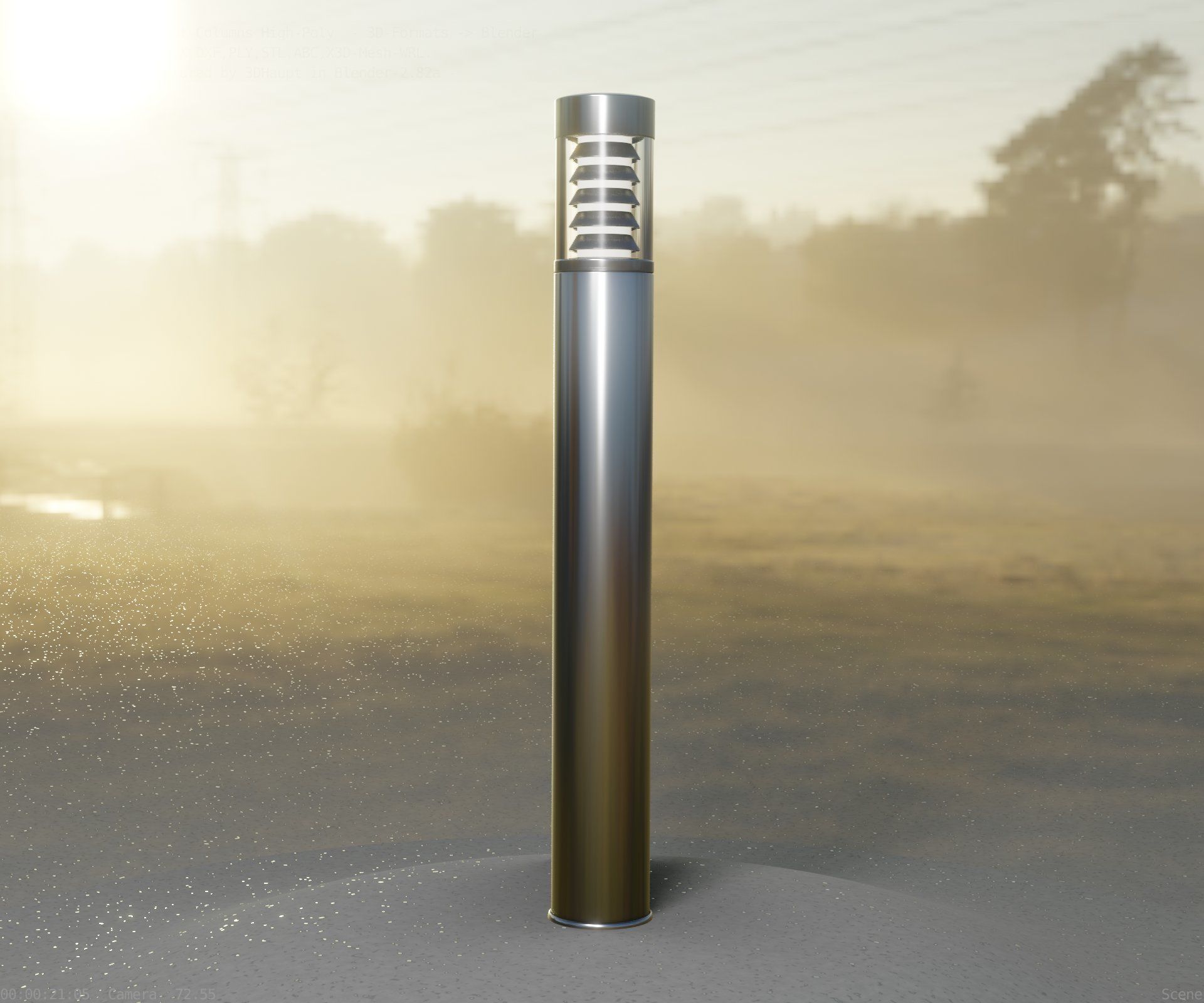 Light Column -6- Street Light -9- 3D model_21