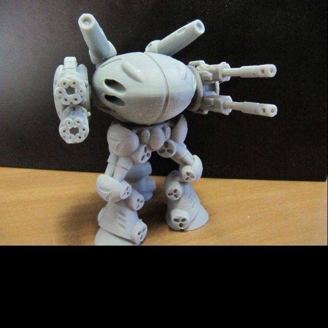 CHIBI-TECH SD - REAVER CORE  3D print model_8