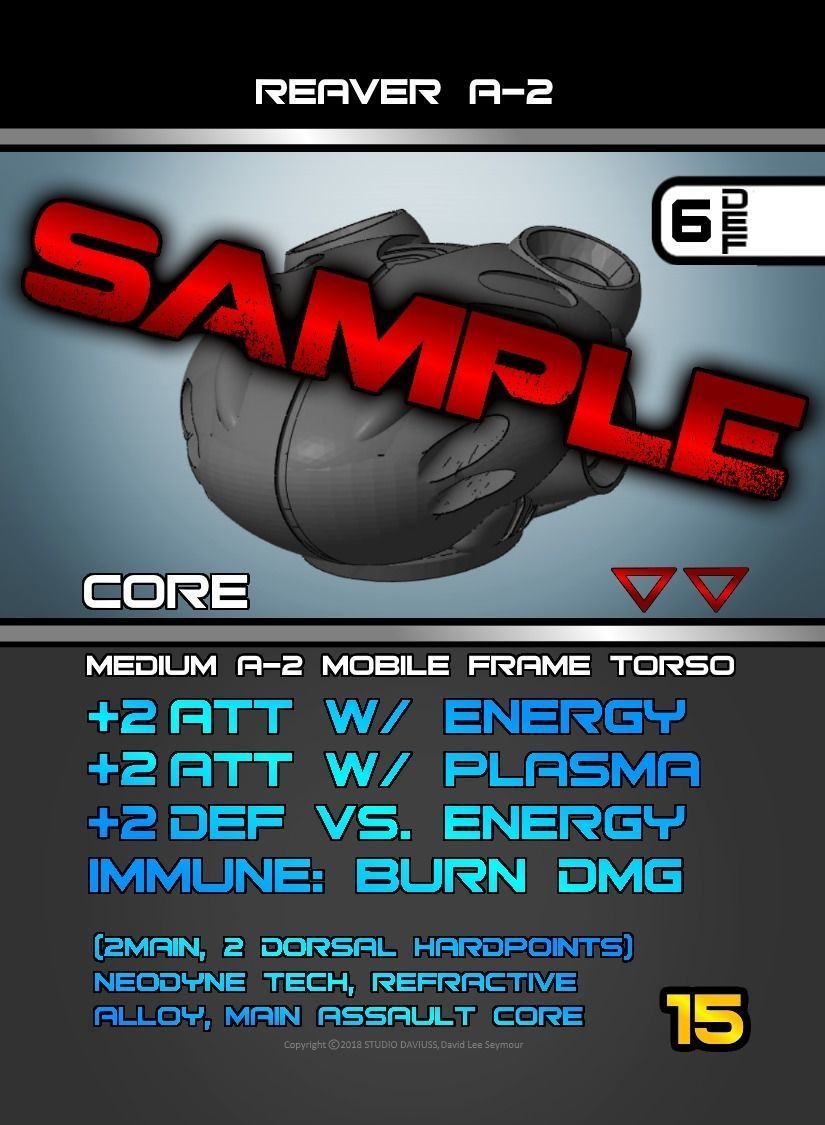 CHIBI-TECH SD - REAVER CORE  3D print model_14