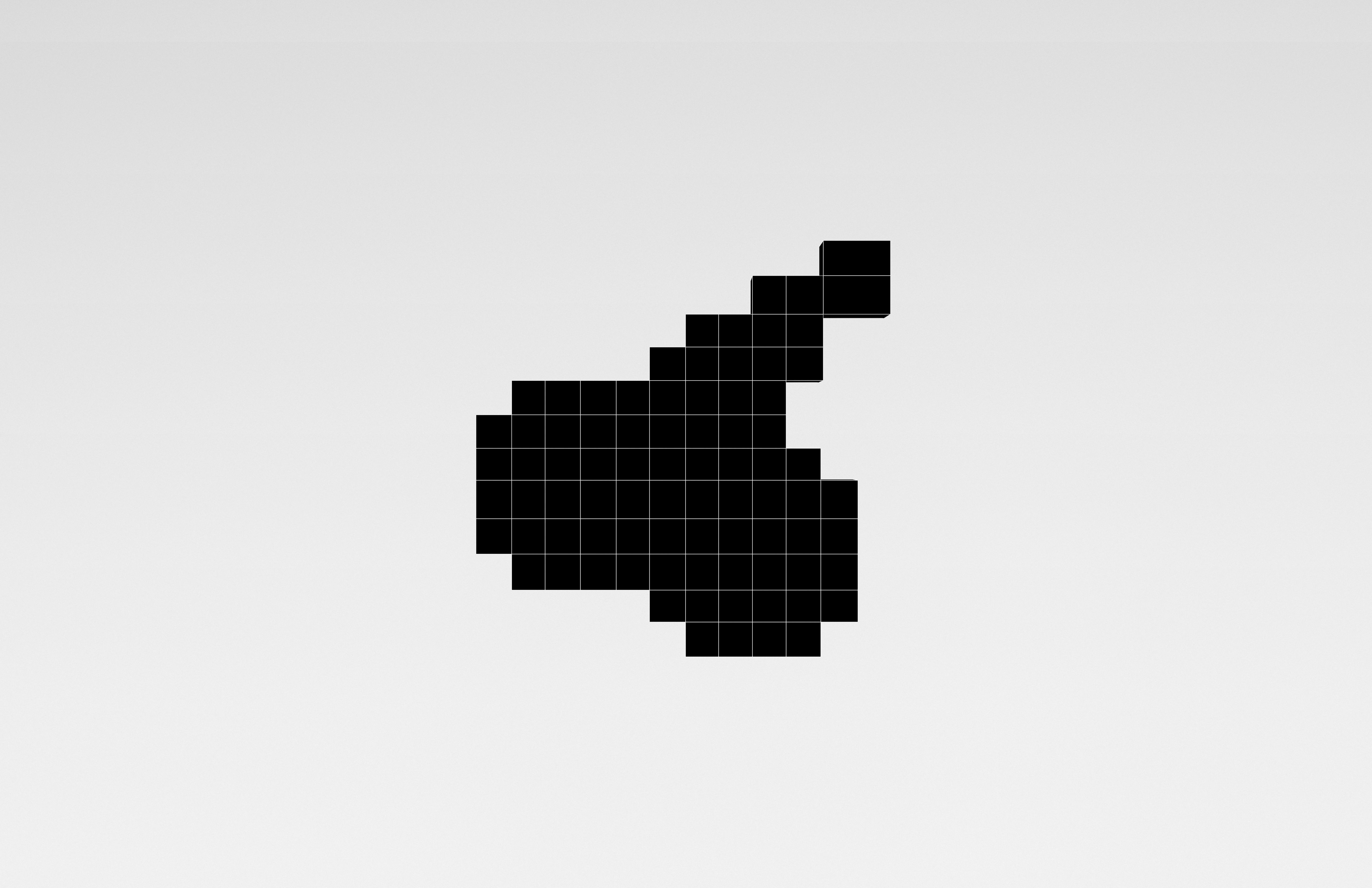 Pixel Cherry v1 001 Low-poly 3D model_6