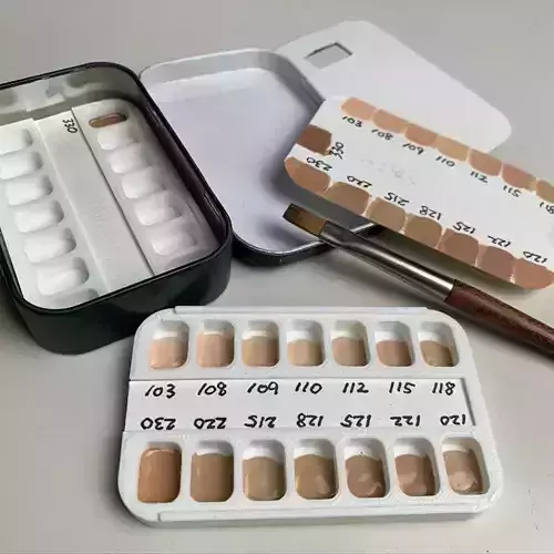 Watercolor palette 14 dishes fit in Altoids Mint Can