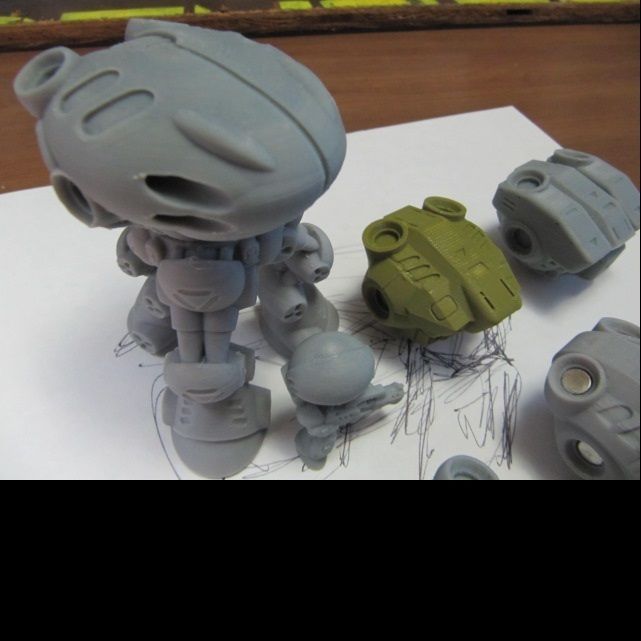 CHIBI-TECH SD - OVERLORD CORE  3D print model_11