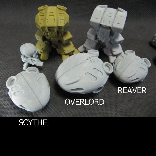 CHIBI-TECH SD - OVERLORD CORE  3D print model_13