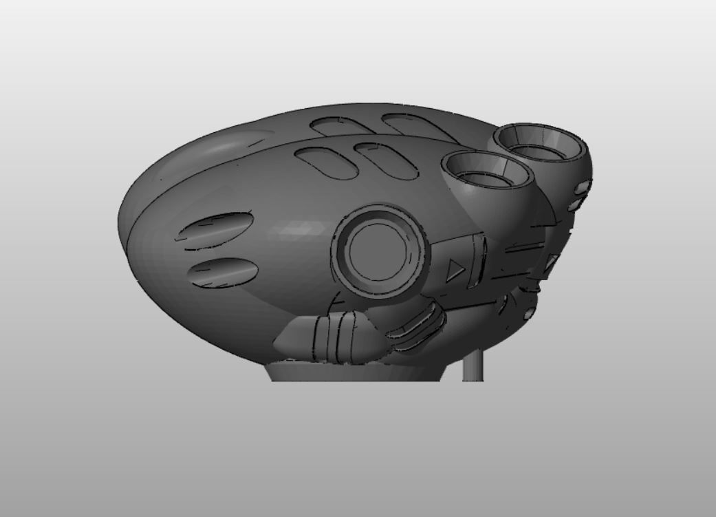 CHIBI-TECH SD - OVERLORD CORE  3D print model_2