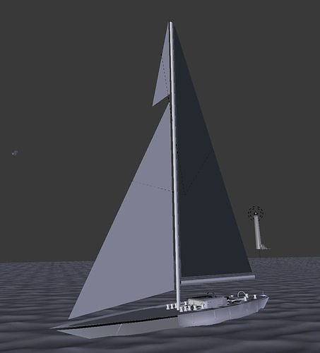 Sailing Yacht Free 3D model