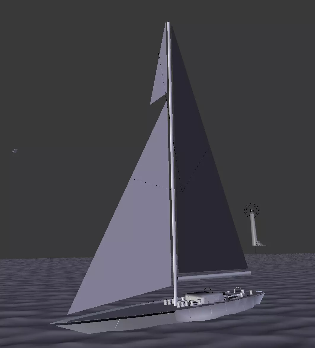 Sailing Yacht Free 3D model