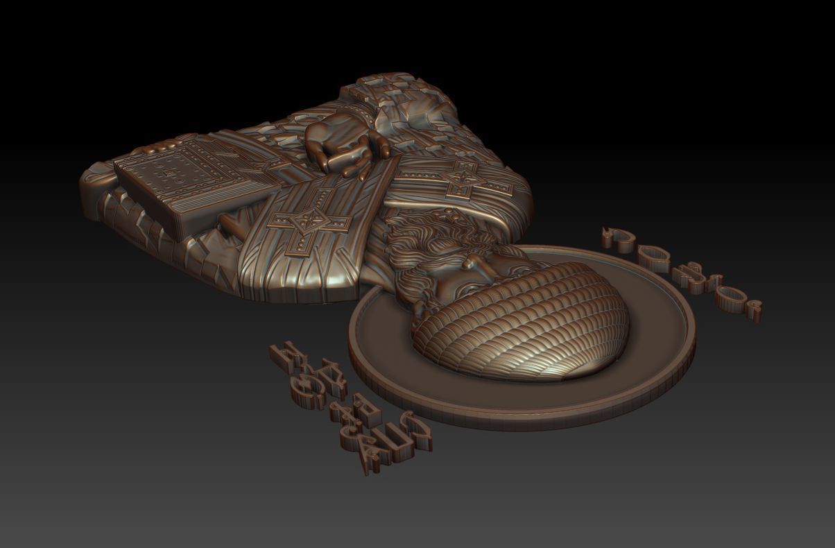 Saint Spyridon of Trimyphus 3D model_9