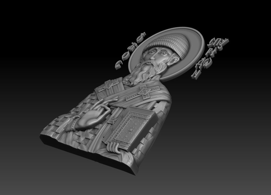Saint Spyridon of Trimyphus 3D model_17