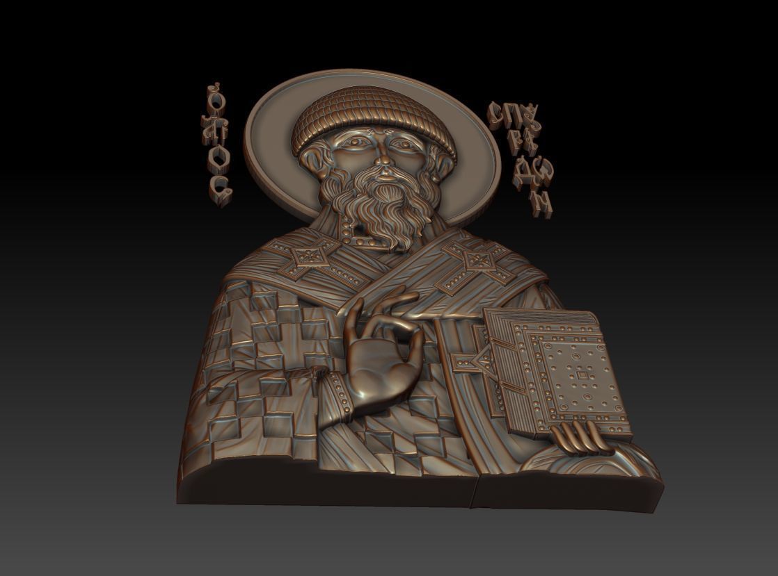 Saint Spyridon of Trimyphus 3D model_7