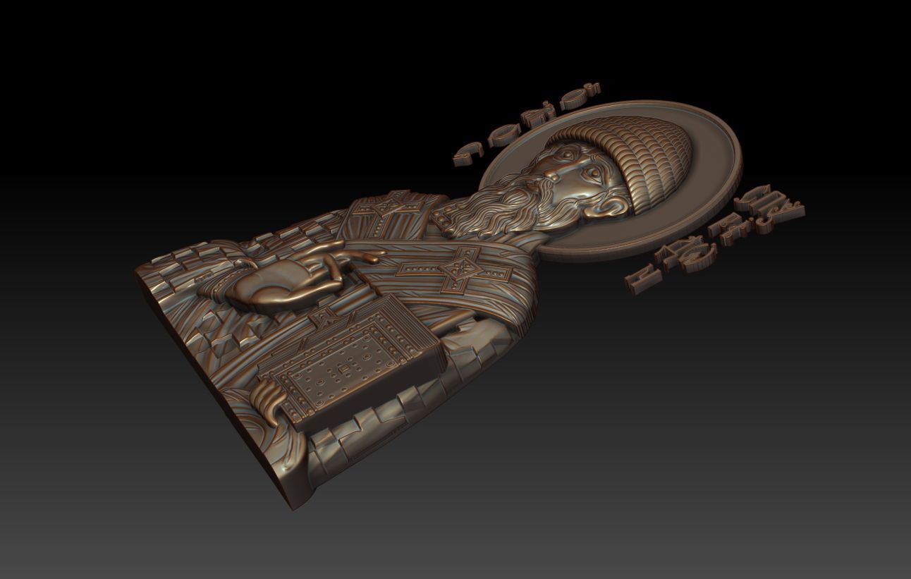 Saint Spyridon of Trimyphus 3D model_8