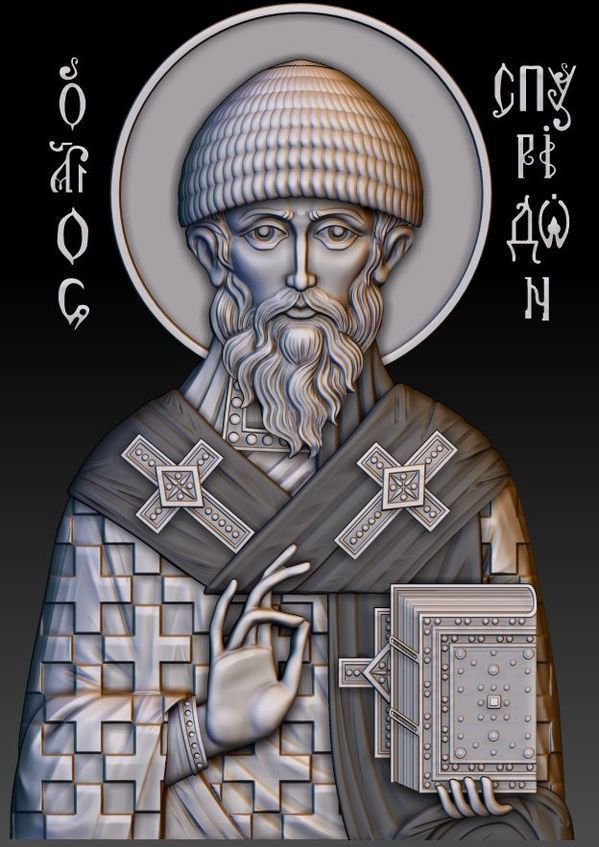 Saint Spyridon of Trimyphus 3D model_1