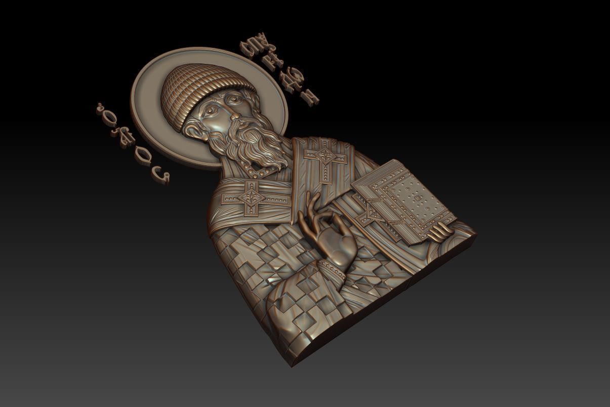 Saint Spyridon of Trimyphus 3D model_6