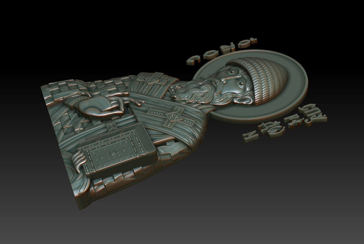 Saint Spyridon of Trimyphus 3D model_14