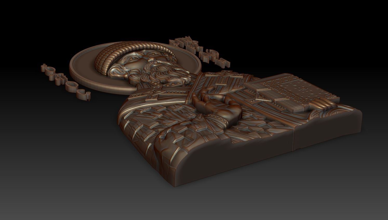 Saint Spyridon of Trimyphus 3D model_4