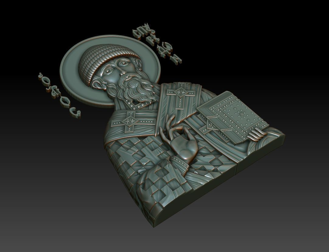 Saint Spyridon of Trimyphus 3D model_12