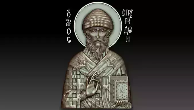 Saint  Spyridon of Trimyphus 3D model