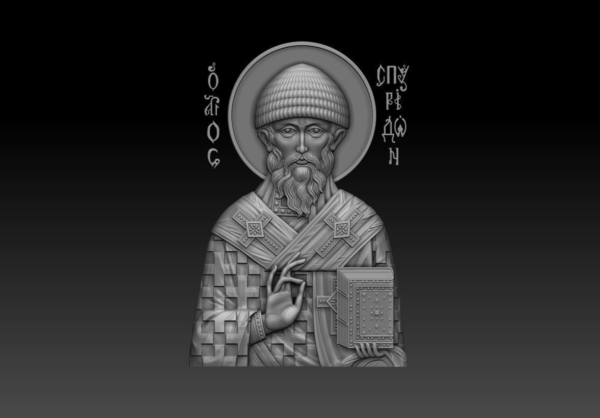 Saint Spyridon of Trimyphus 3D model_15
