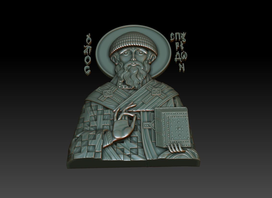 Saint Spyridon of Trimyphus 3D model_13