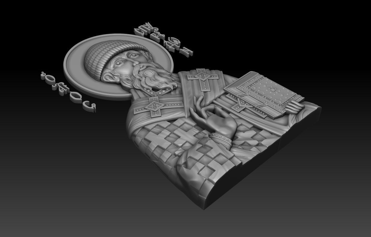 Saint Spyridon of Trimyphus 3D model_16