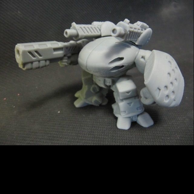 CHIBI-TECH SD - OVERSEER CORE  3D print model_4