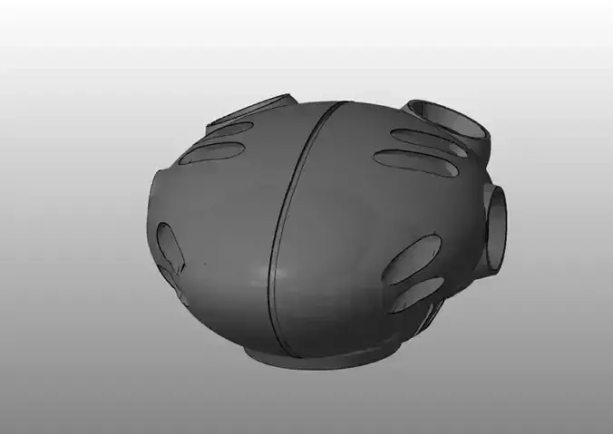 CHIBI-TECH SD - OVERSEER CORE  3D print model
