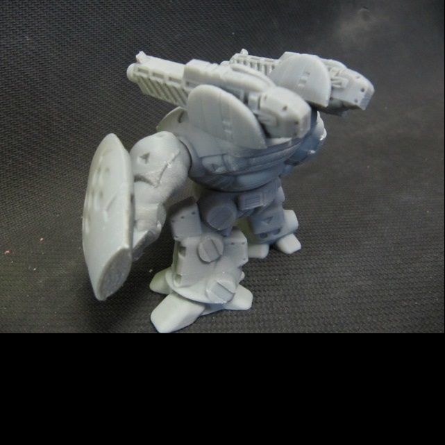 CHIBI-TECH SD - OVERSEER CORE  3D print model_6