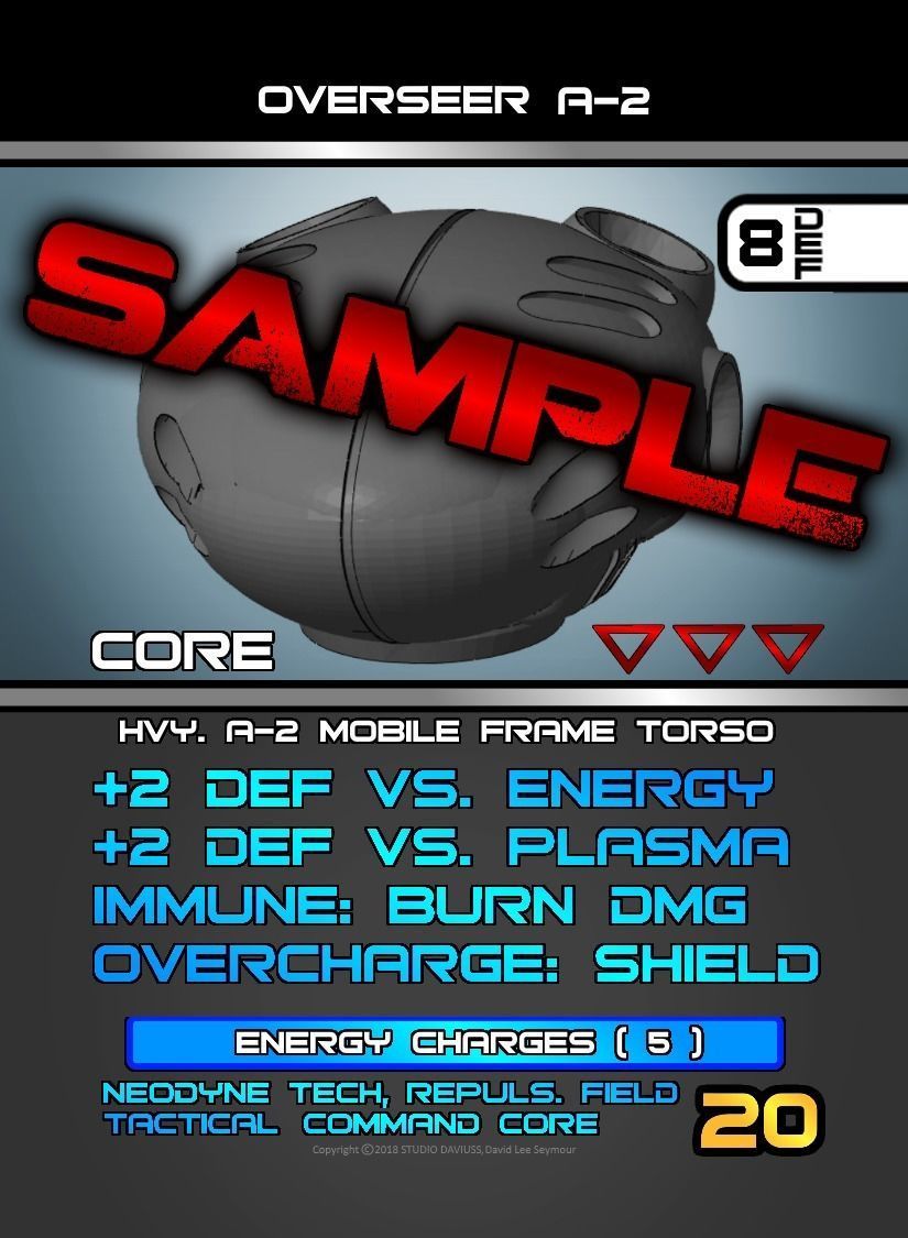 CHIBI-TECH SD - OVERSEER CORE  3D print model_11