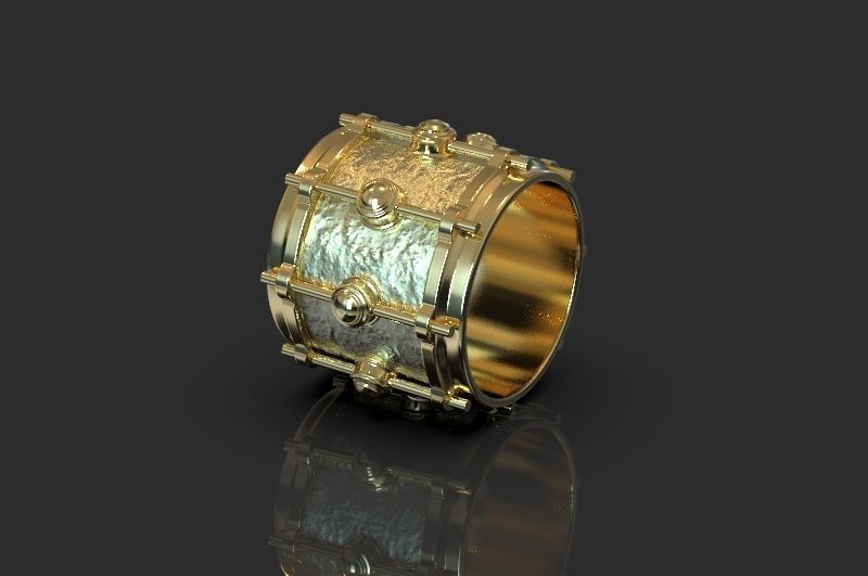 Ring with Clips 3D print model_5