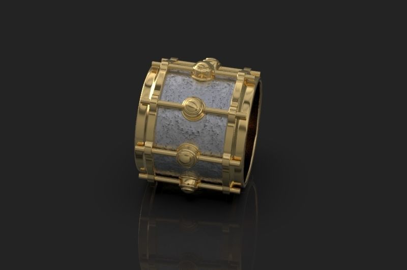 Ring with Clips 3D print model_2