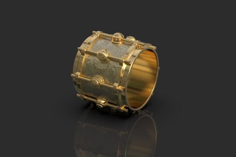 Ring with Clips 3D print model_1