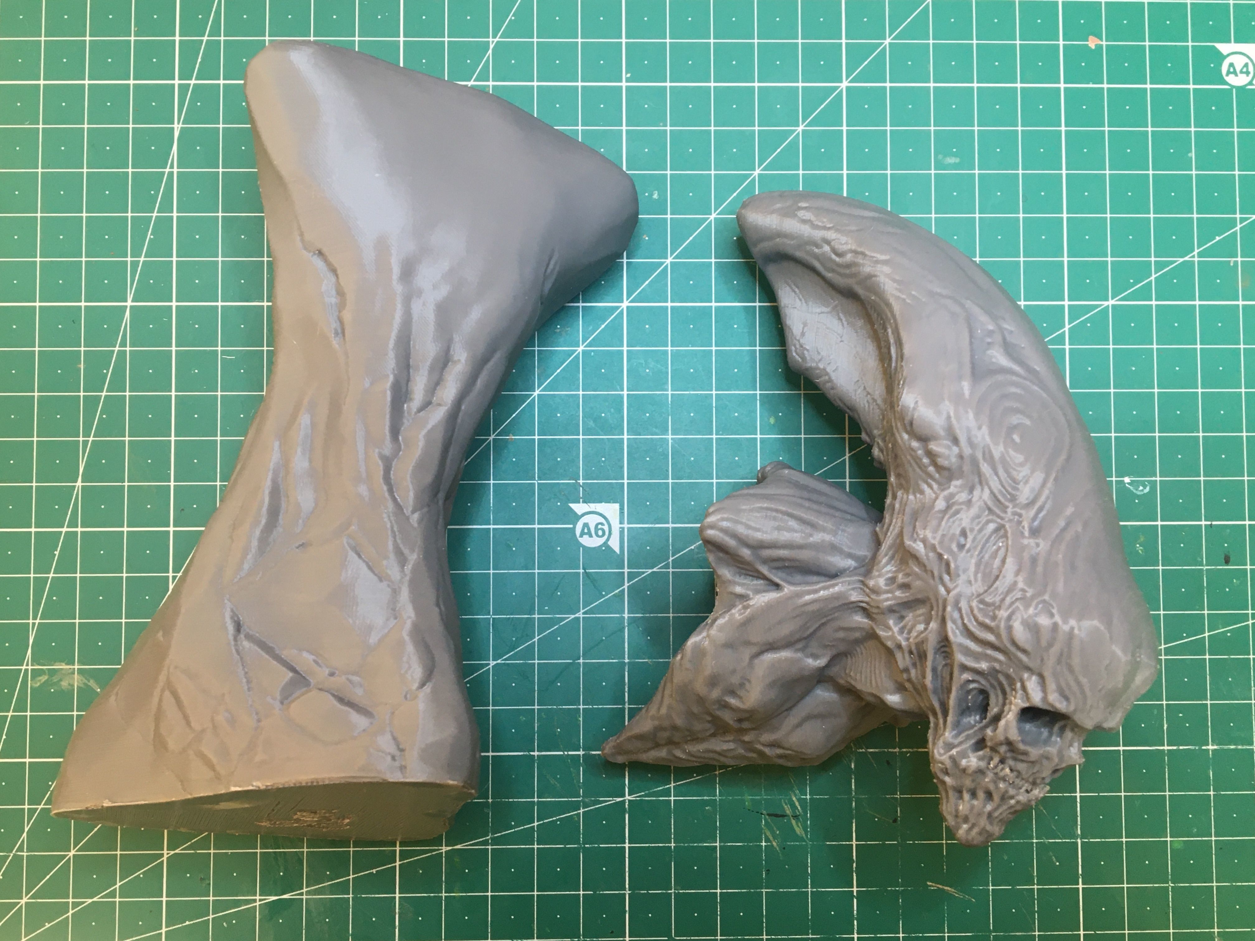 Skull alien 3D model_4